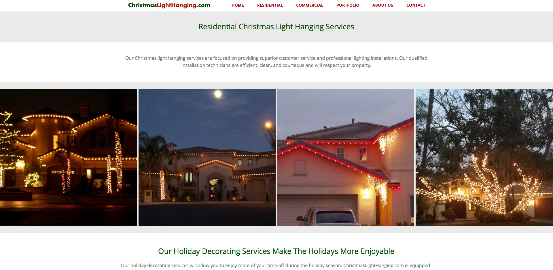Christmas Light Hanging SEO